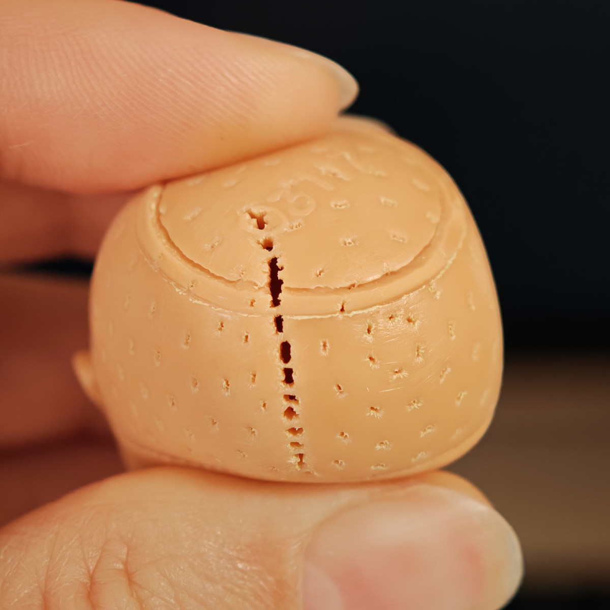 Длинный разрыв в проборе