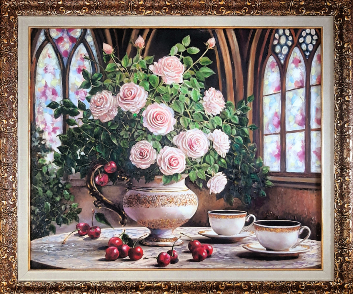 Доброе утро, 2025 г., материалы: холст, масло, смешанные техники, размер: 50 х 60 см. Источник: https://artsreda.ru/