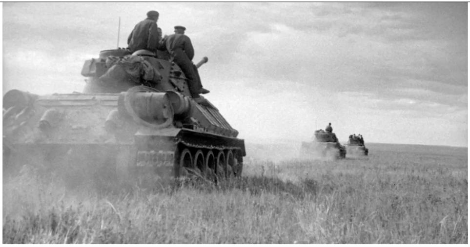 Советские танки в степях Маньчжурии. Из открытых источников