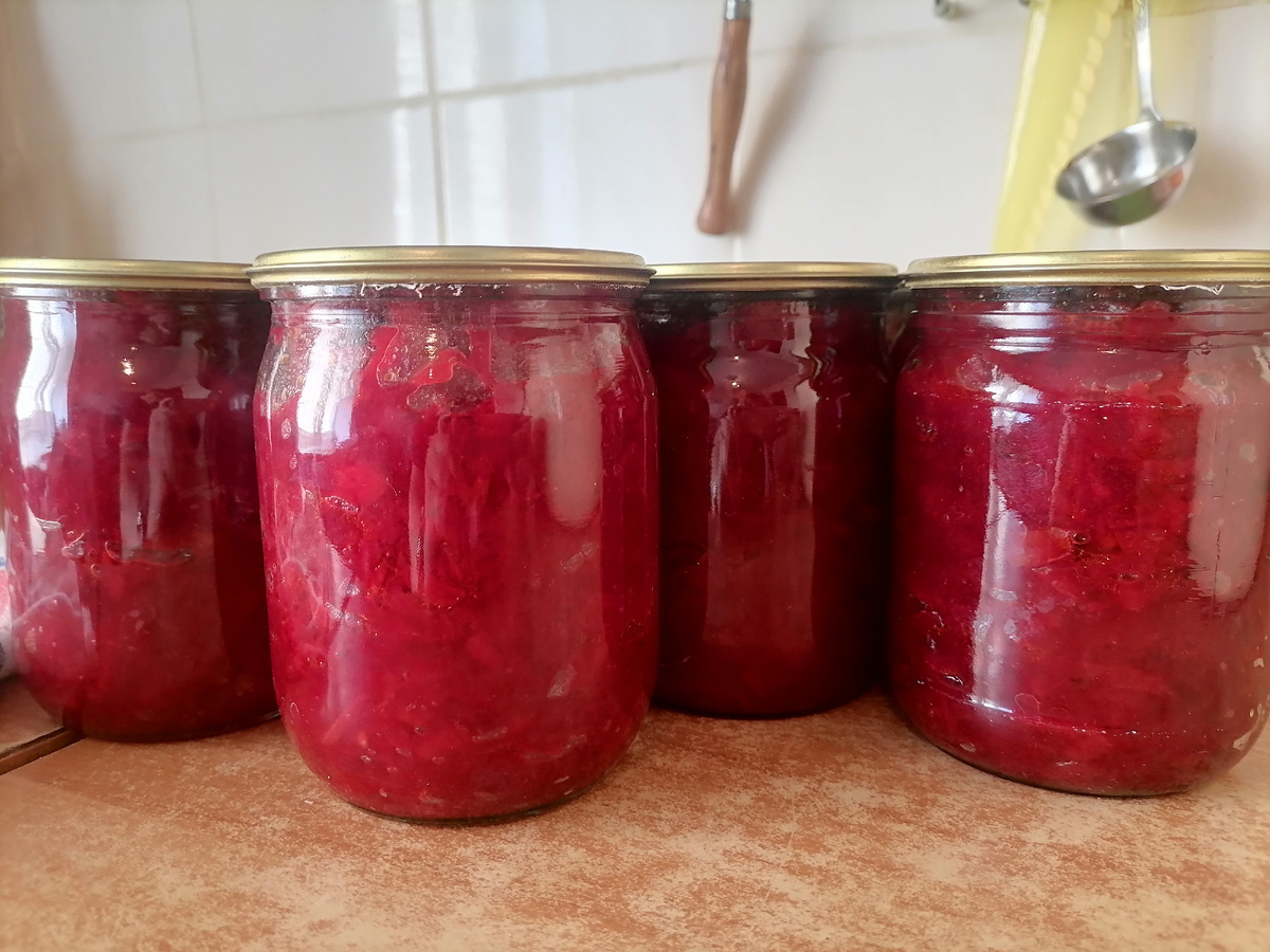 14 баночек заправки для борща