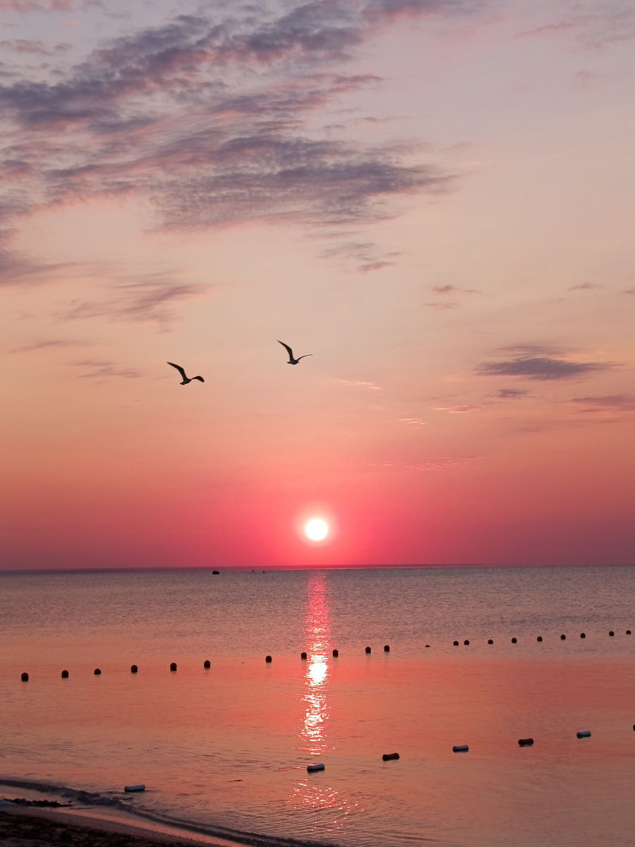 Чёрное море. Рассвет. Фото автора
