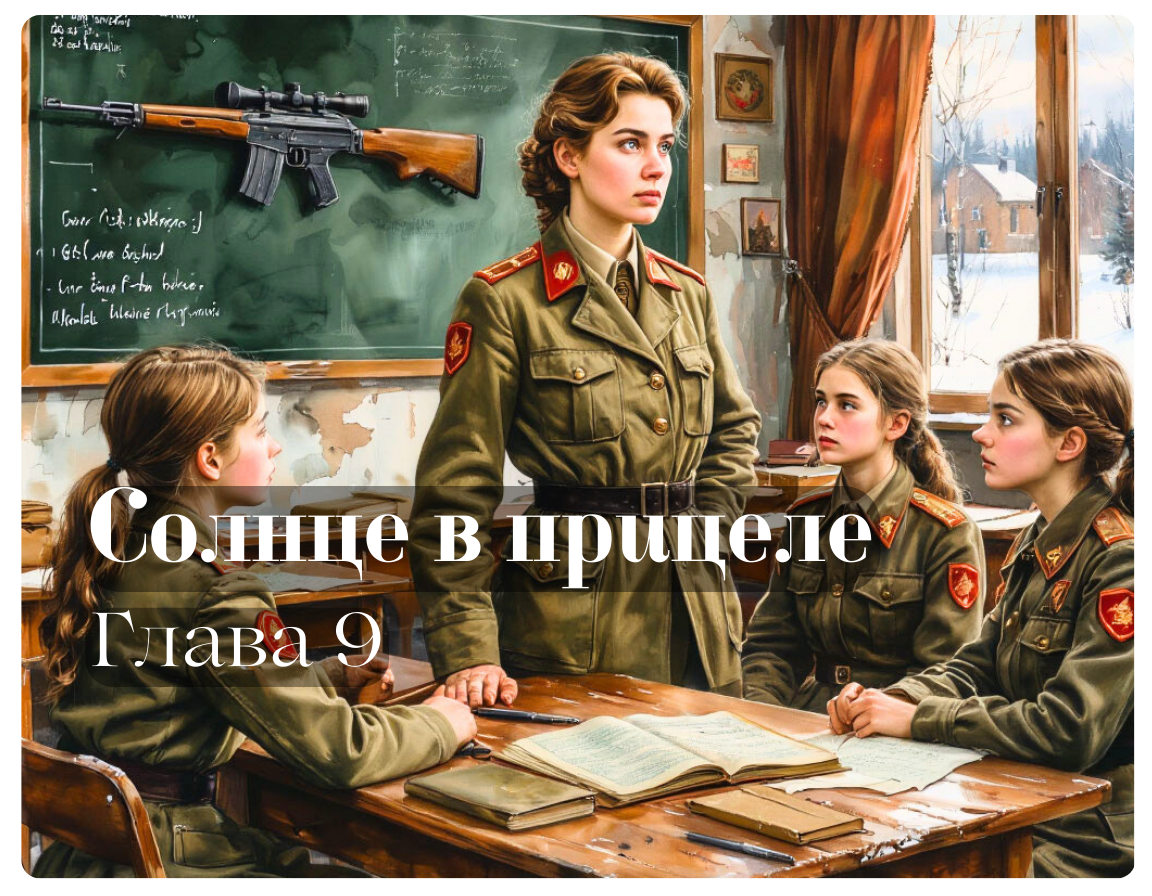 Людмила Павличенко в роли инструктора передает свой боевой опыт новобранцам