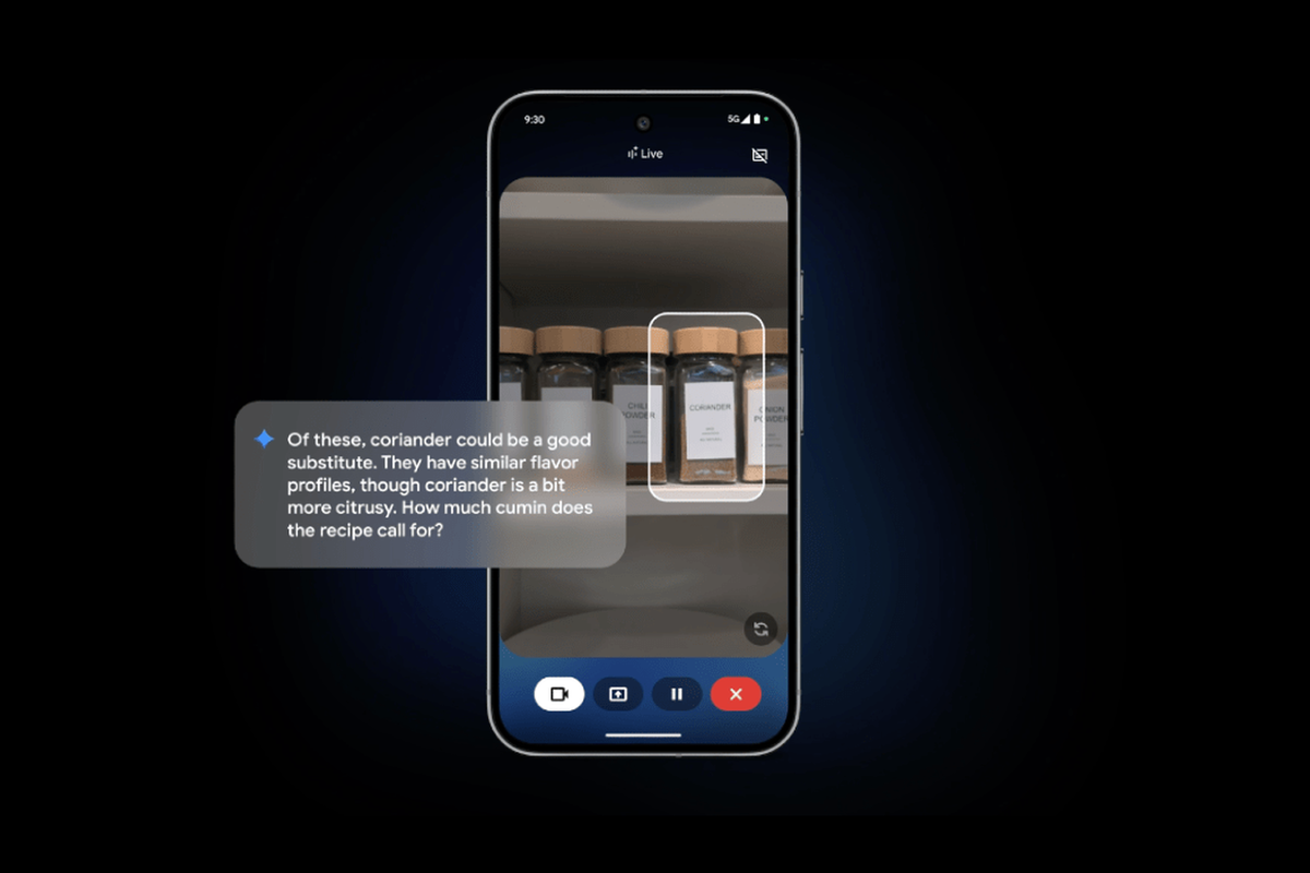     Gemini Live от Google: ИИ-помощник, который показывает, о чем говорит