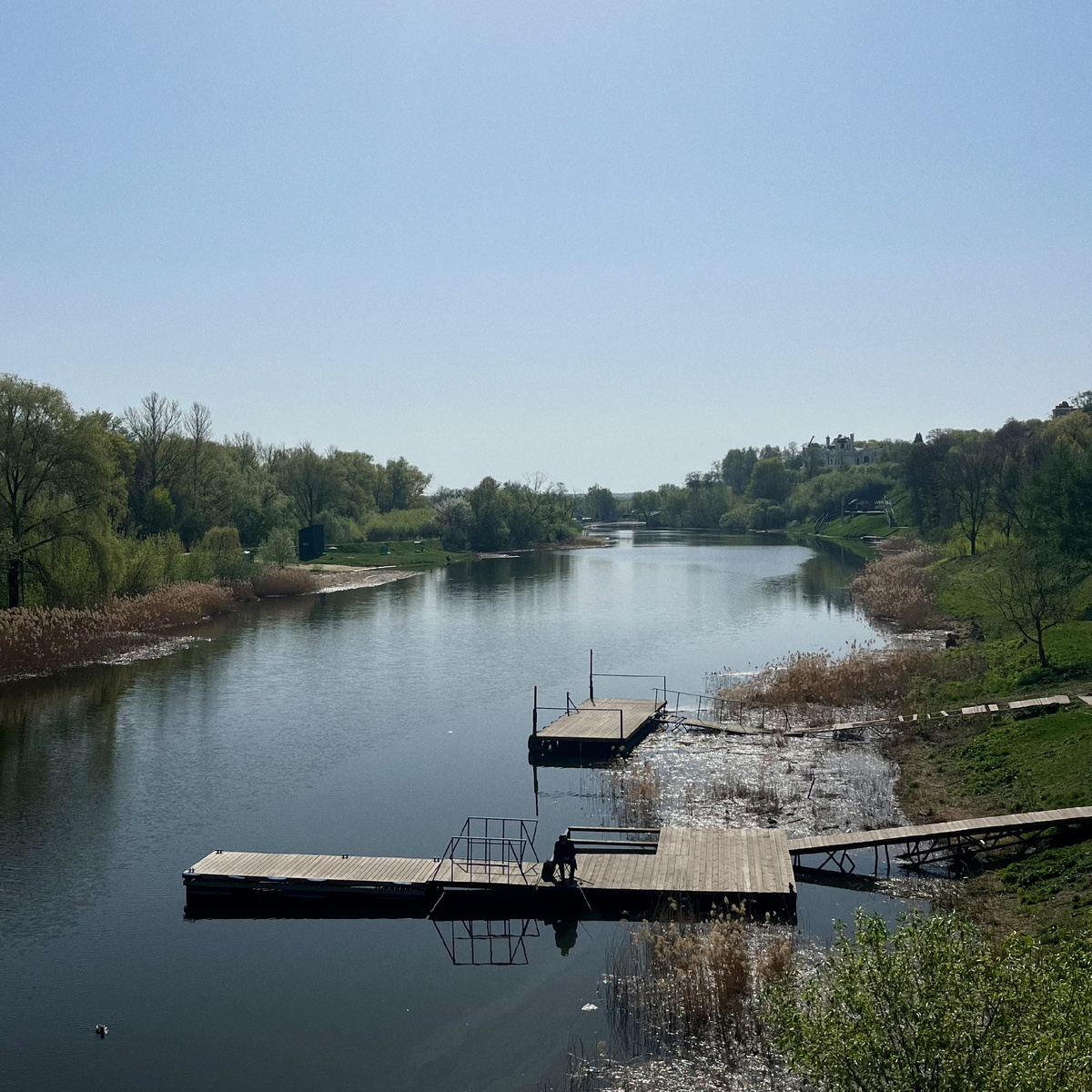 Где-то здесь должны были плыть мы. Фото автора.
