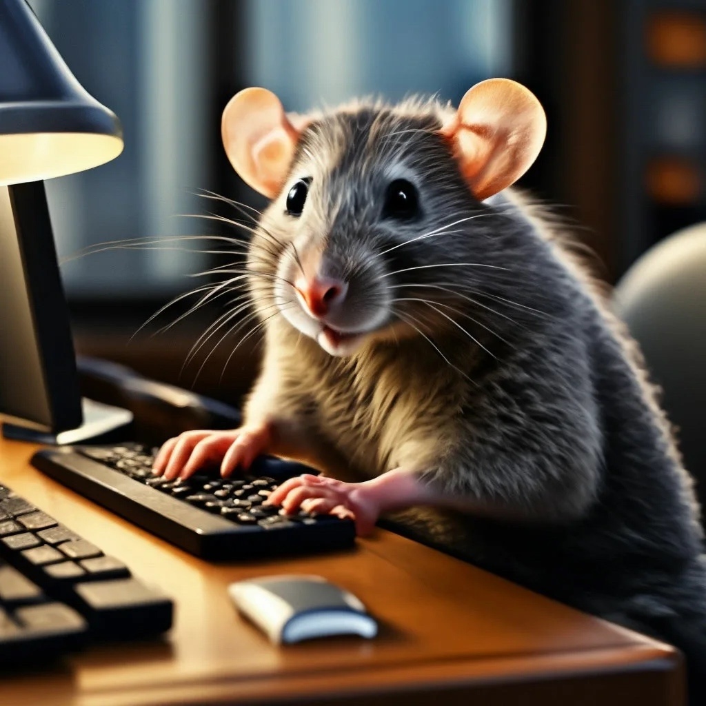Офисный крыс (видение меня через призму ИИ)