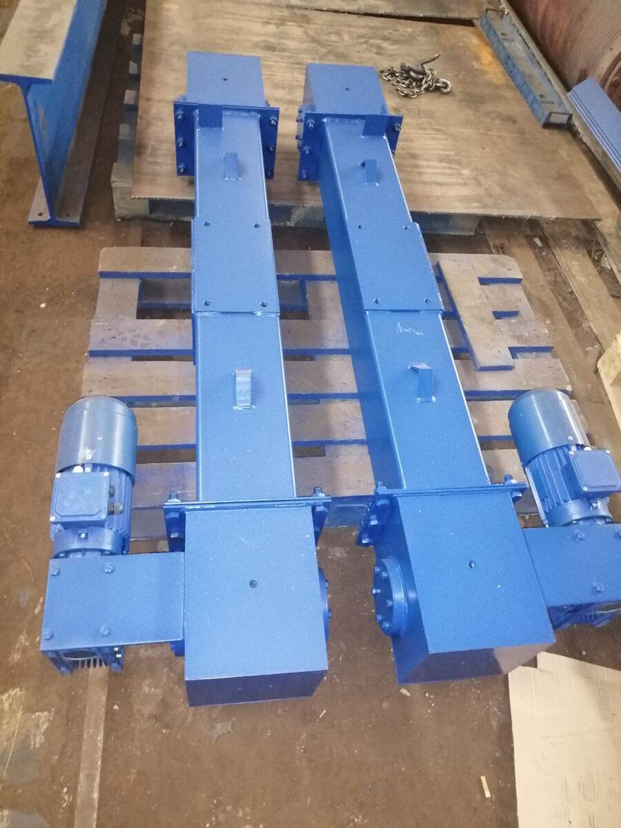 Концевые балки к опороному крану