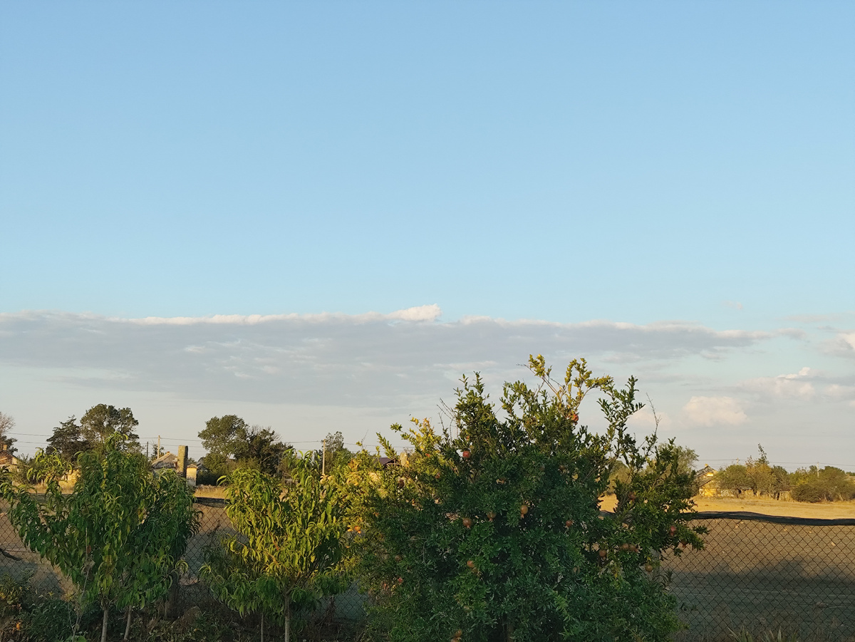 Утренние облачка.