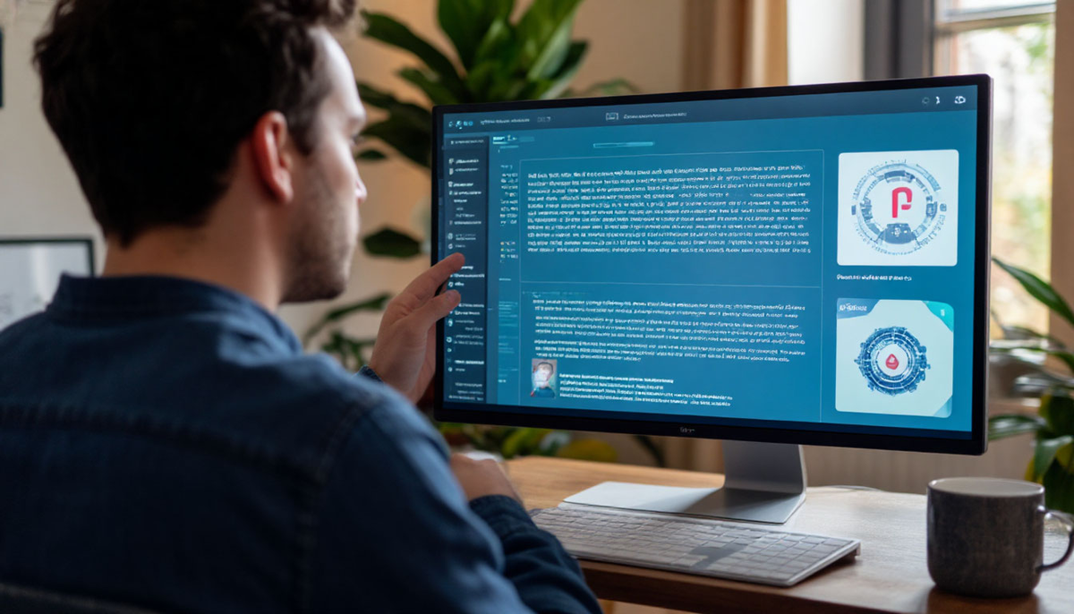 Человек задает вопрос ИИ