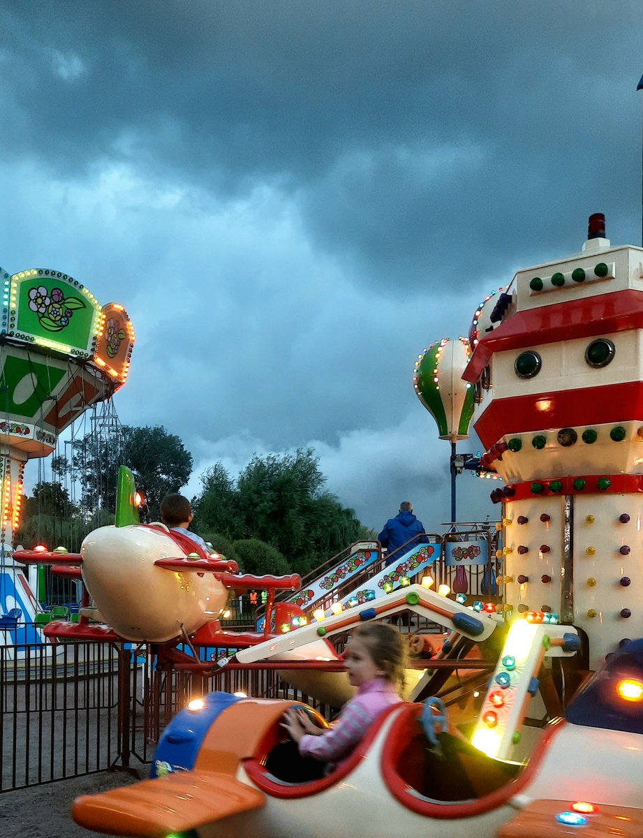 Фото автора. За 15 минут до ливня.