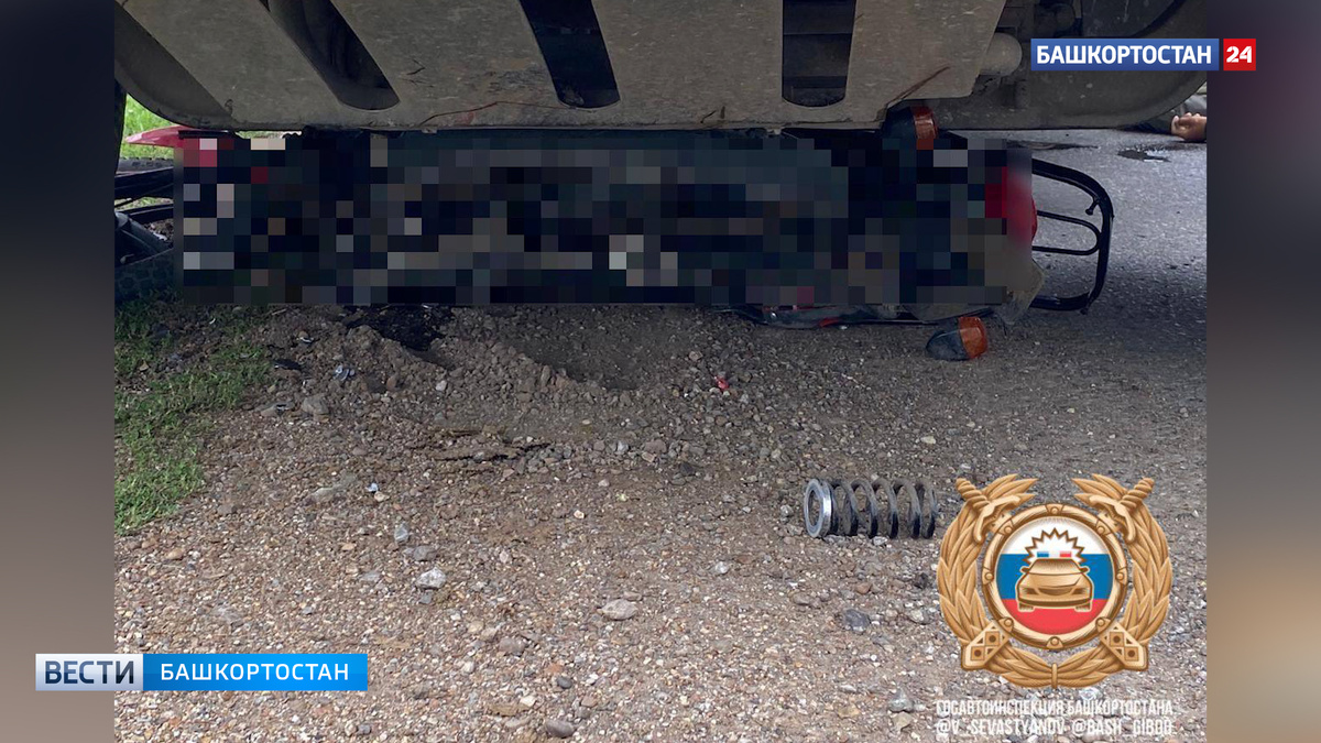    В Кармаскалинском районе Башкирии под колесами КАМАЗа погиб несовершеннолетний водитель мопеда