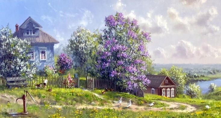 Владимир Юрьевич Жданов (Род. 1959). Сирень.