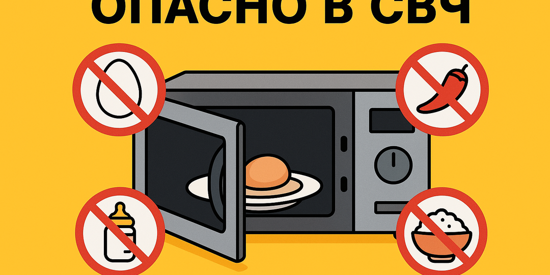 10 продуктов, которые опасно разогревать в микроволновке — предупреждает эксперт
