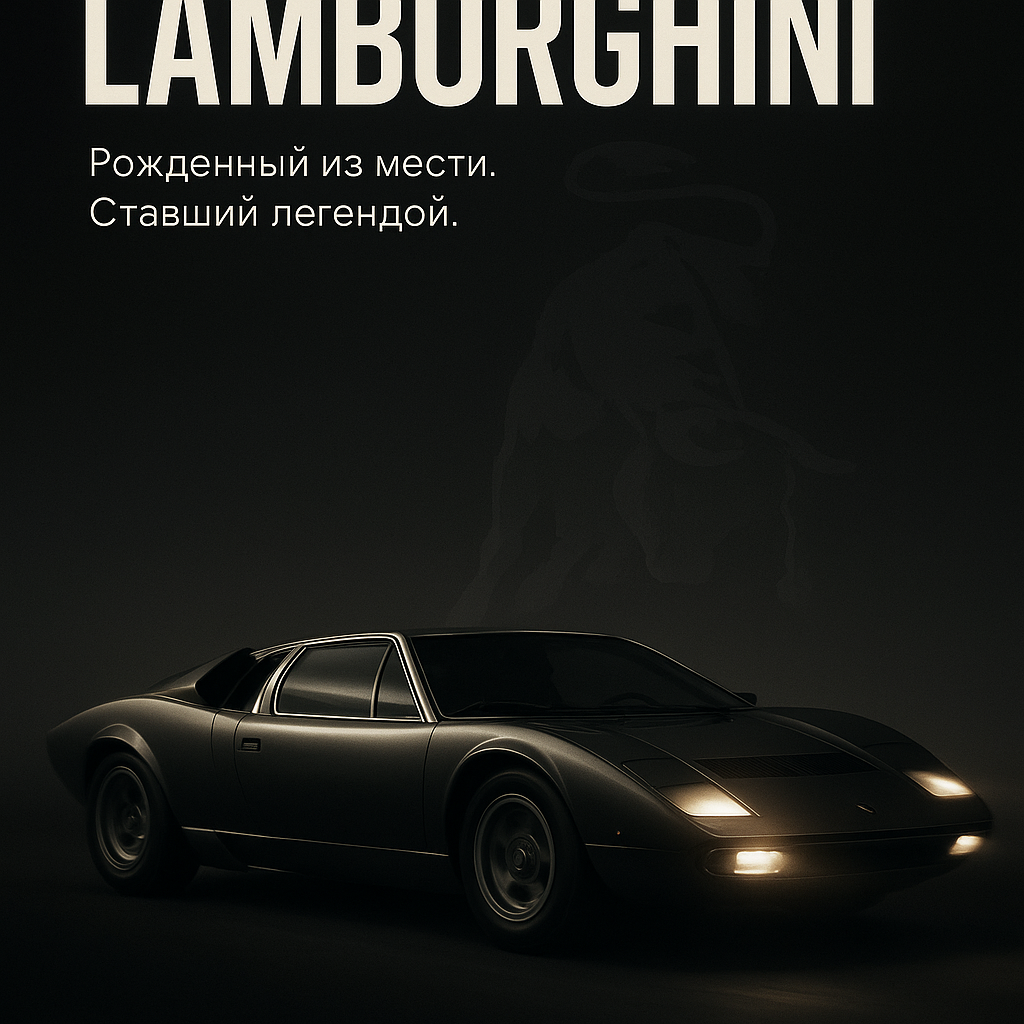 История создания легендарной марки Lamborghini