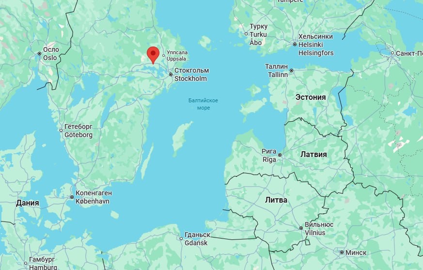 Скриншот Google Карты