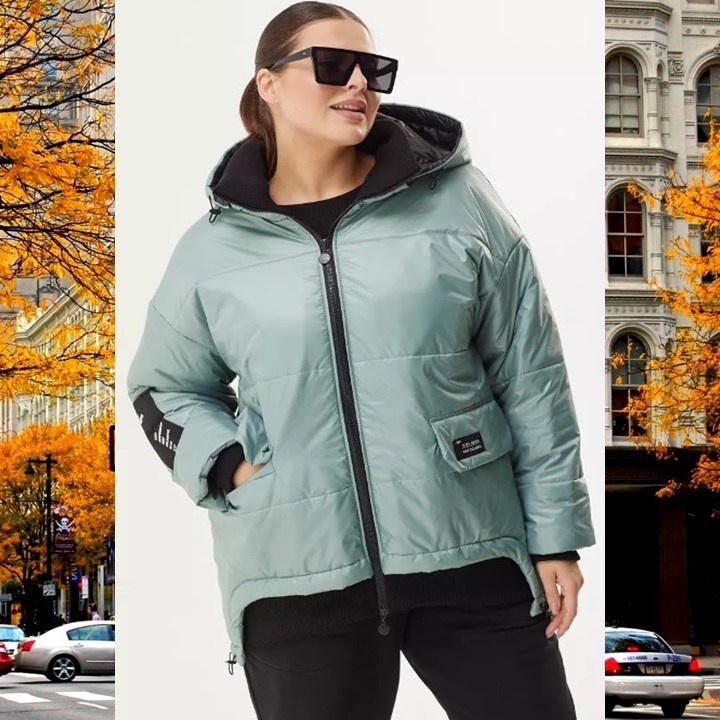 Куртка для полных женщин