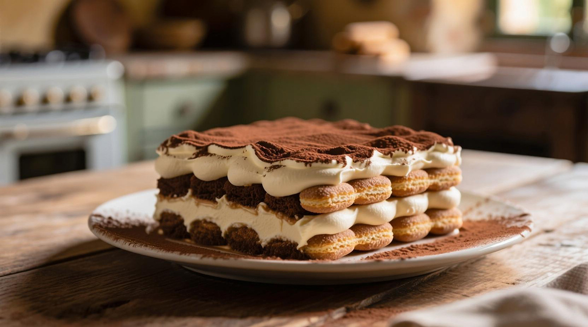 Тирамису с кремом из маскарпоне