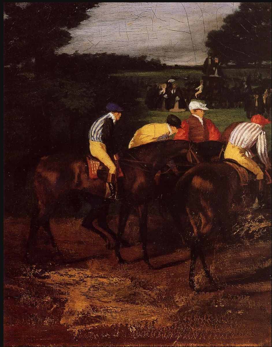 «Жокеи в Эпсоме», 1860-1862 г. 