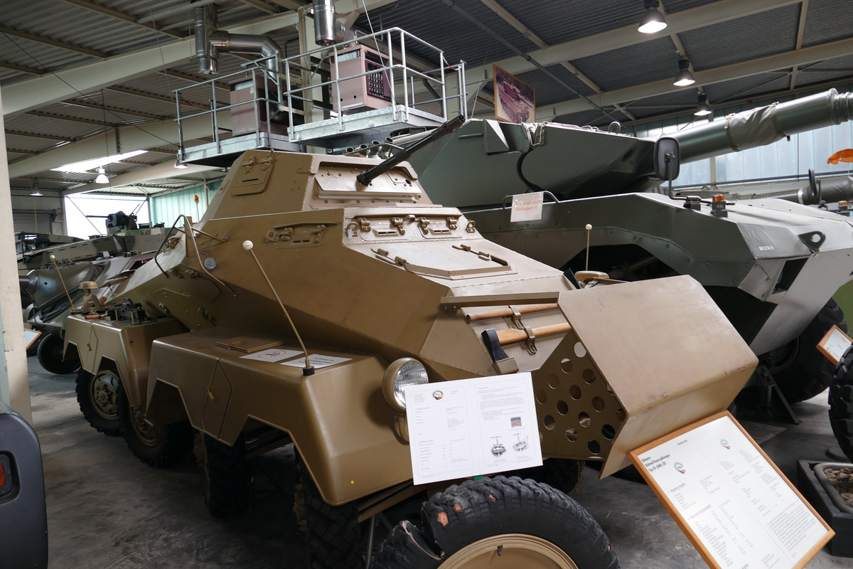 Sd.Kfz.231 в экспозиции WTS Koblenz.