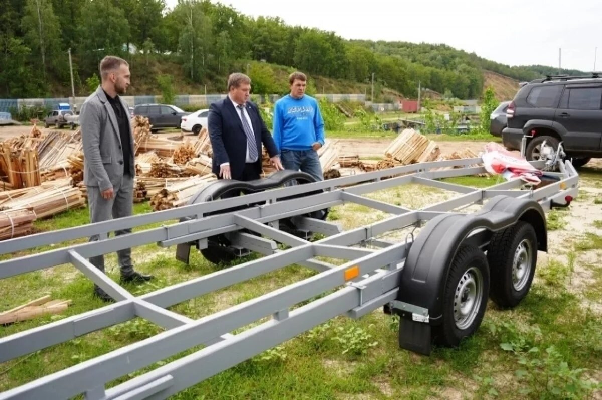    Городскому яхт-клубу Ульяновска приобрели транспортировочный прицеп