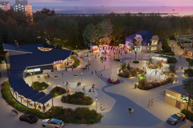   Изображение из концепции благоустройства в Пионерском