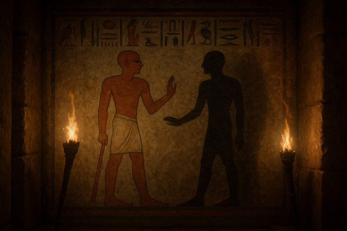 В Древнем Египте тень считалась духовным двойником человека