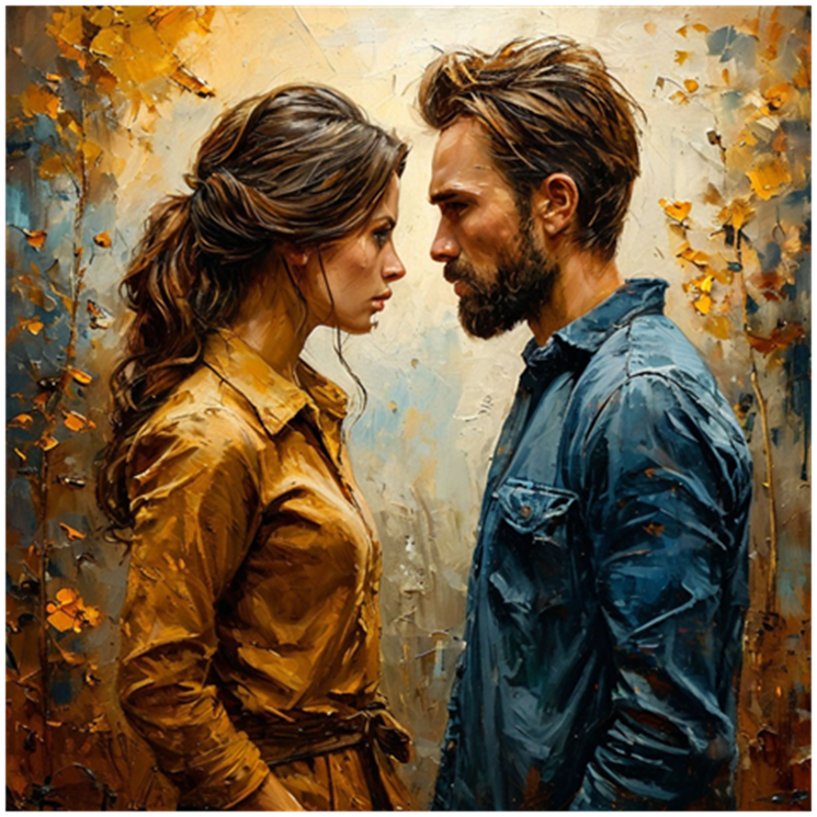 Сгенерировано ИИ- а когда то любили друг друга.