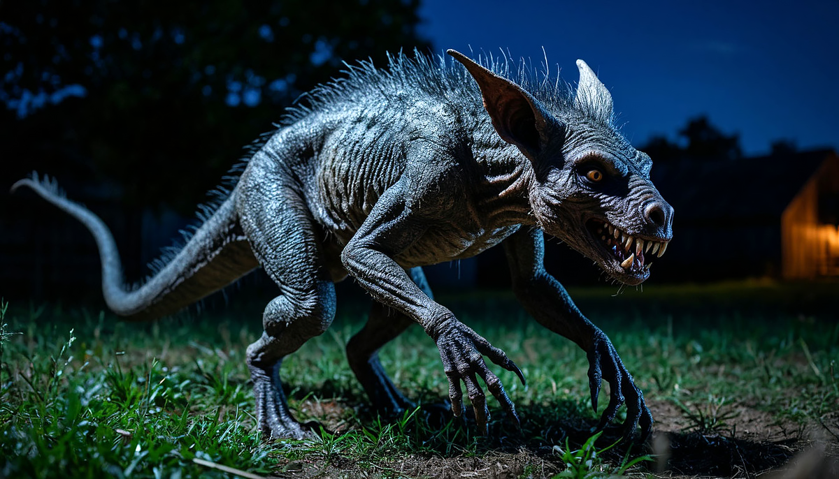 Что за существо посещало ферму?