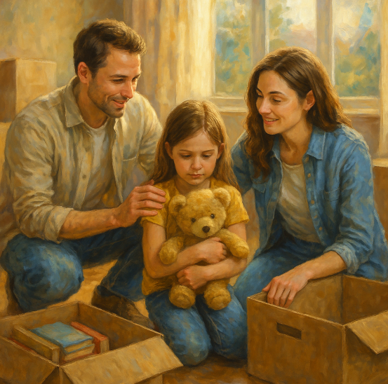 Как снизить стресс у детей при переезде в новый город 