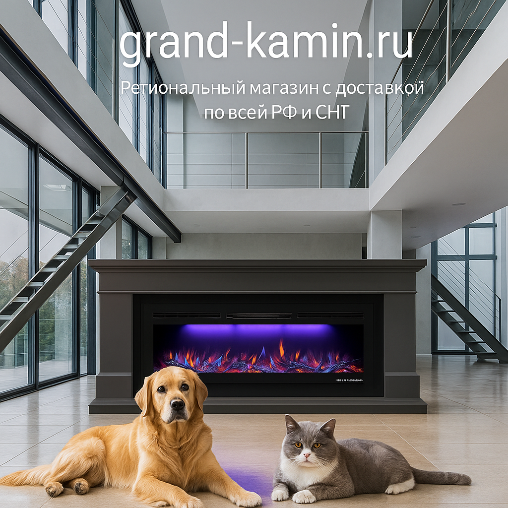    Создайте уют и тепло в вашем доме с электрическим камином Турин: идеальное решение для современного интерьера Kamin