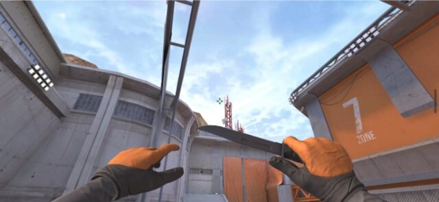    Небо от лица игрока