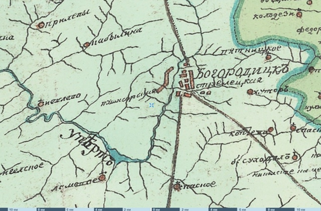 Карта 18 века