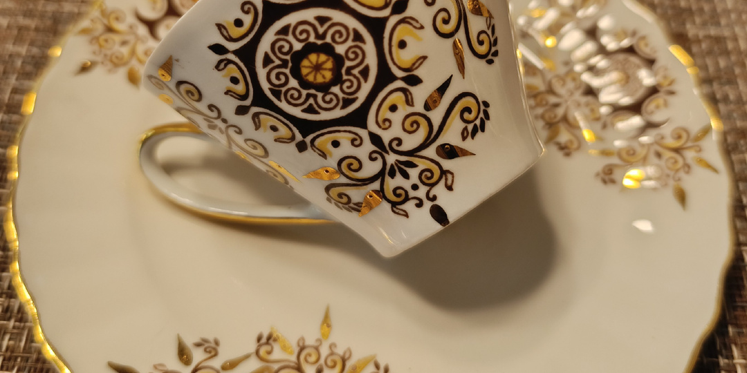 Кофейный сервиз Vita (Вита), Рижский фарфор