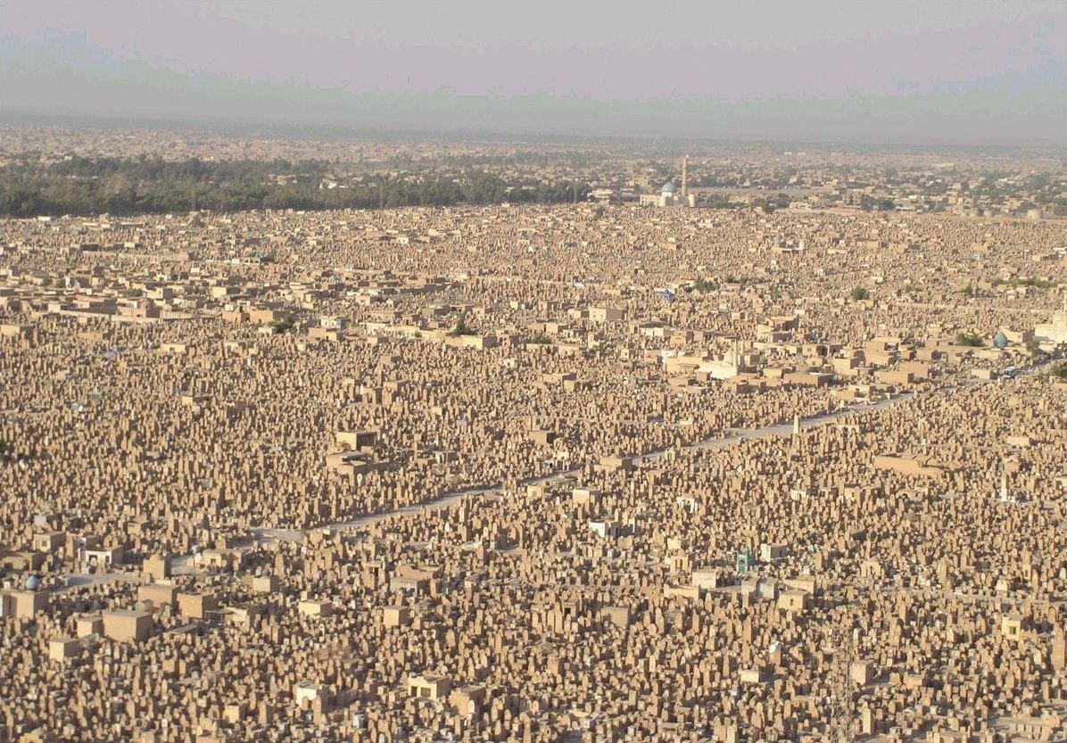 Более понятный масштаб невиданного кладбища