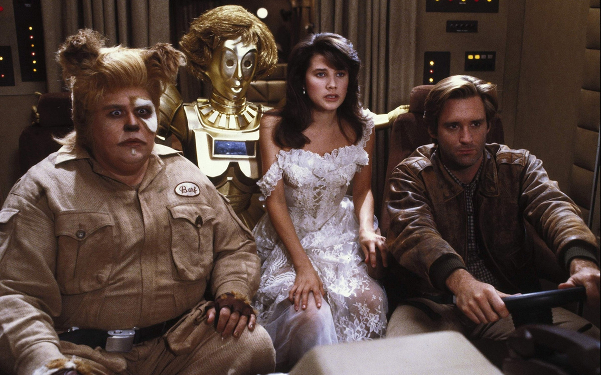 Кадр из фильма «Космические яйца», реж. Мэл Брукс, 1987