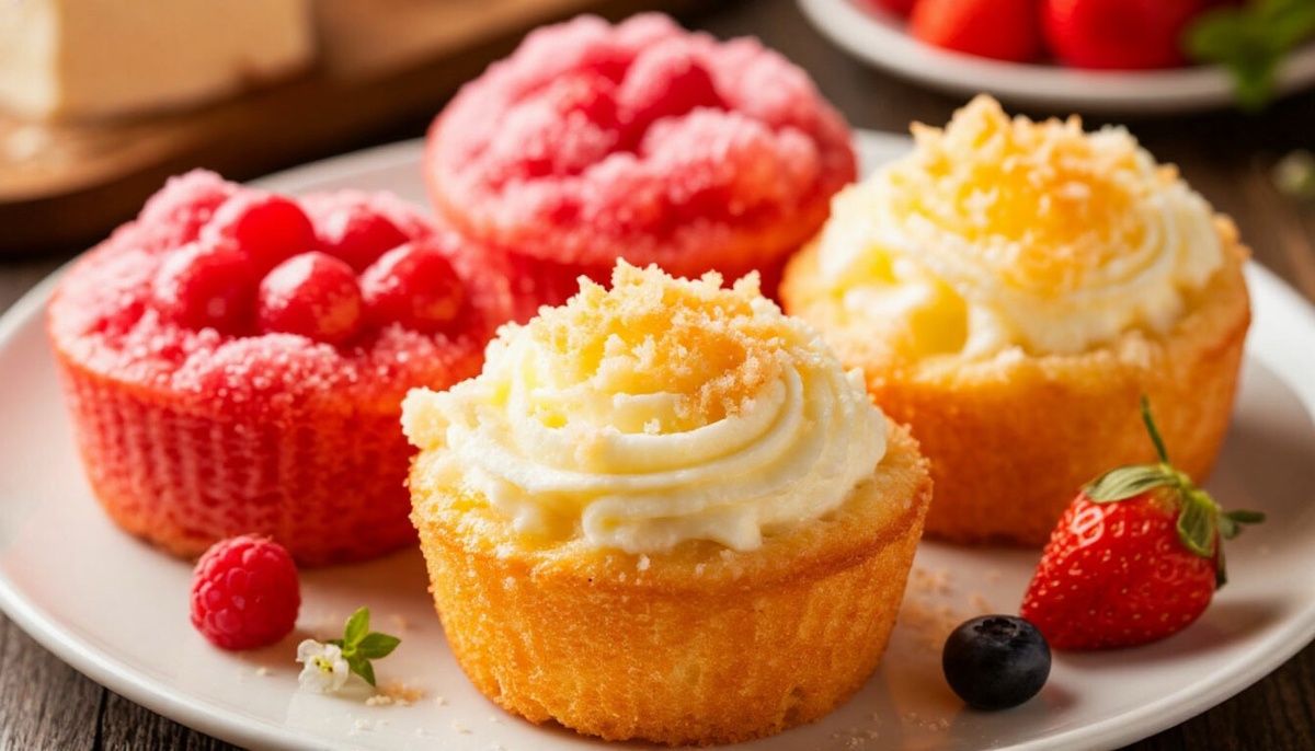 Генерация из Шедеврум @impression_mind. Сочные кексики