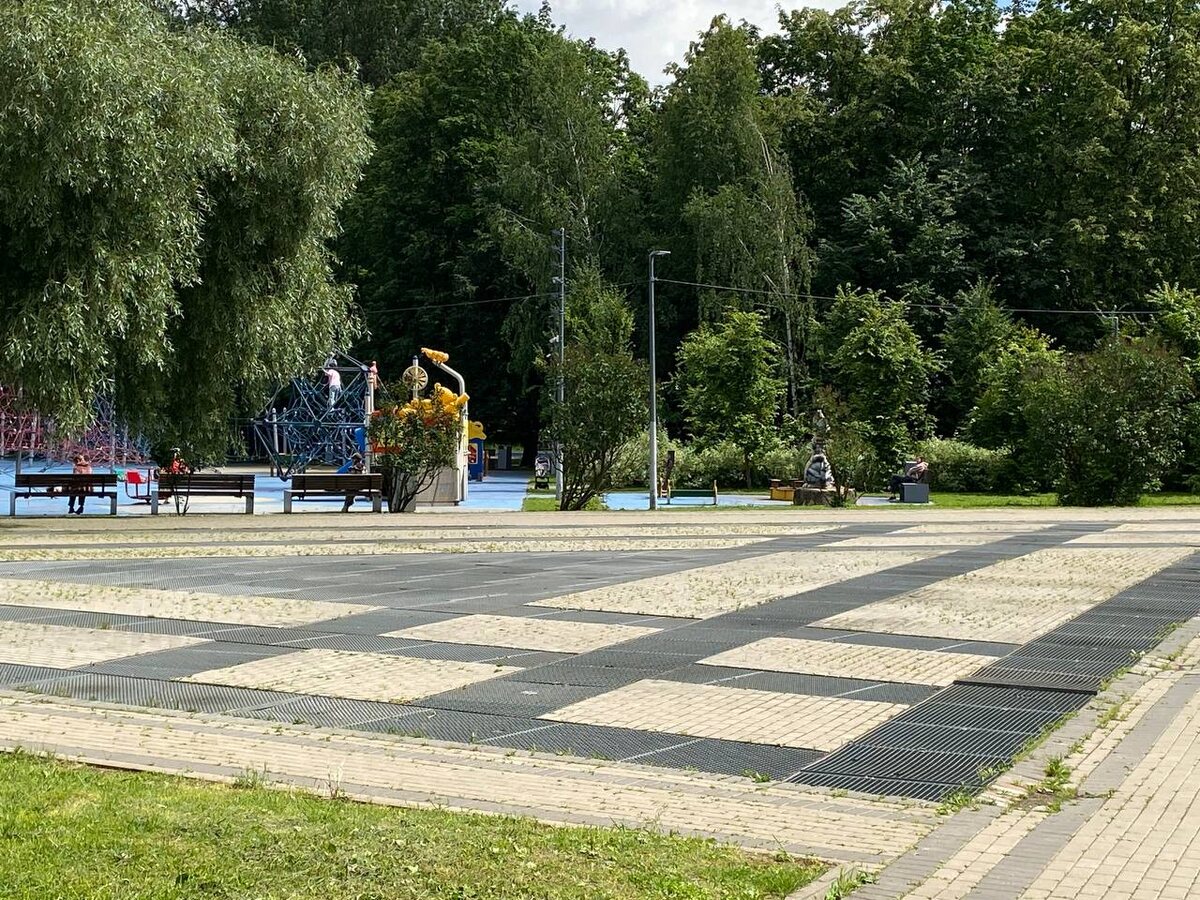 Сквер М. Рубцовой. Фото автора.