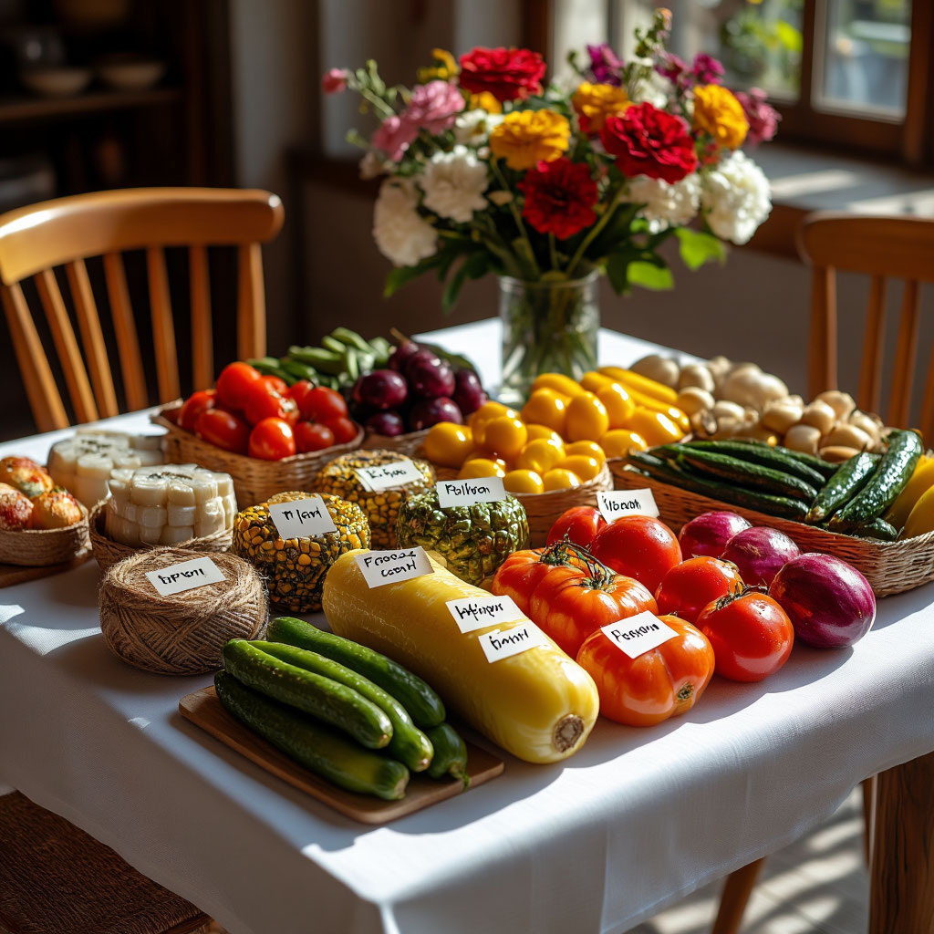 маринованные  овощи