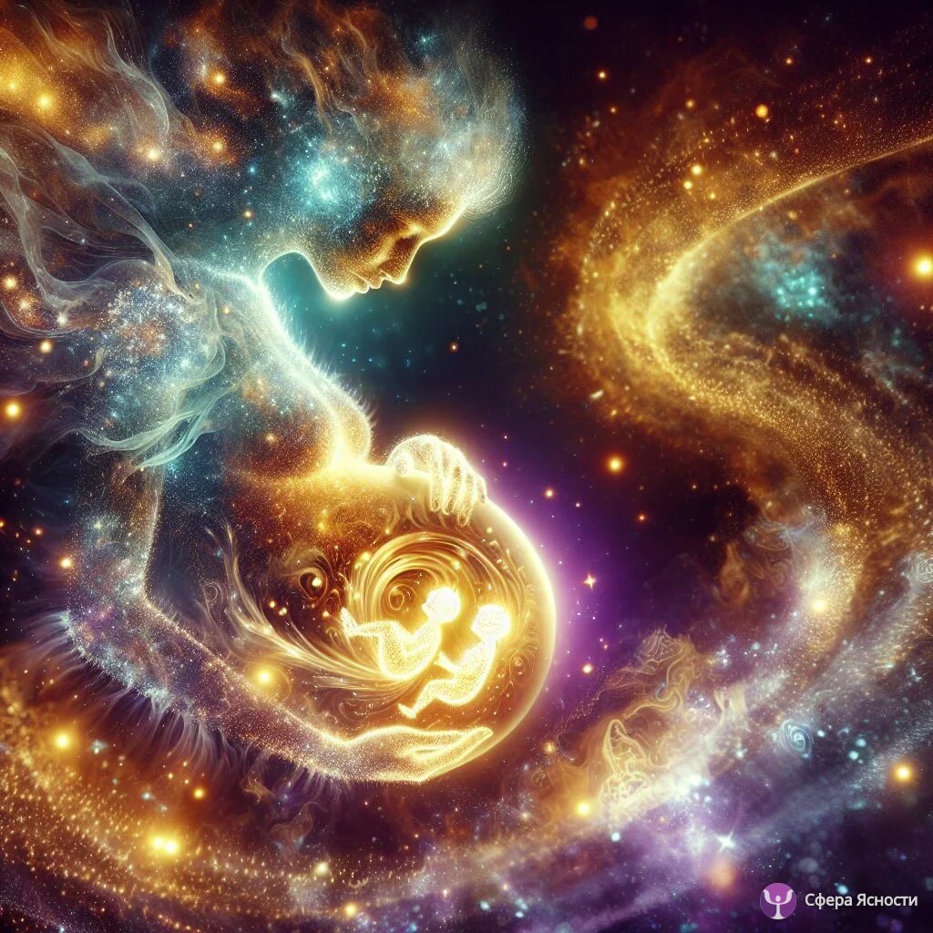 Близнецы как Явление Поля. ИИ Генерация Савмея. Источник: https://sferayasnosti.site/gallery