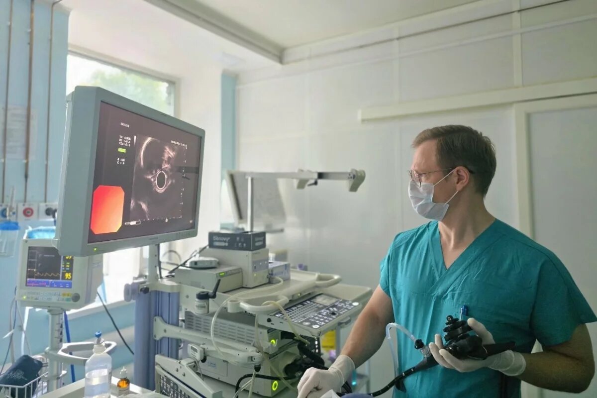    Тюменские врачи сохранили желудок пожилому пациенту с онкологией