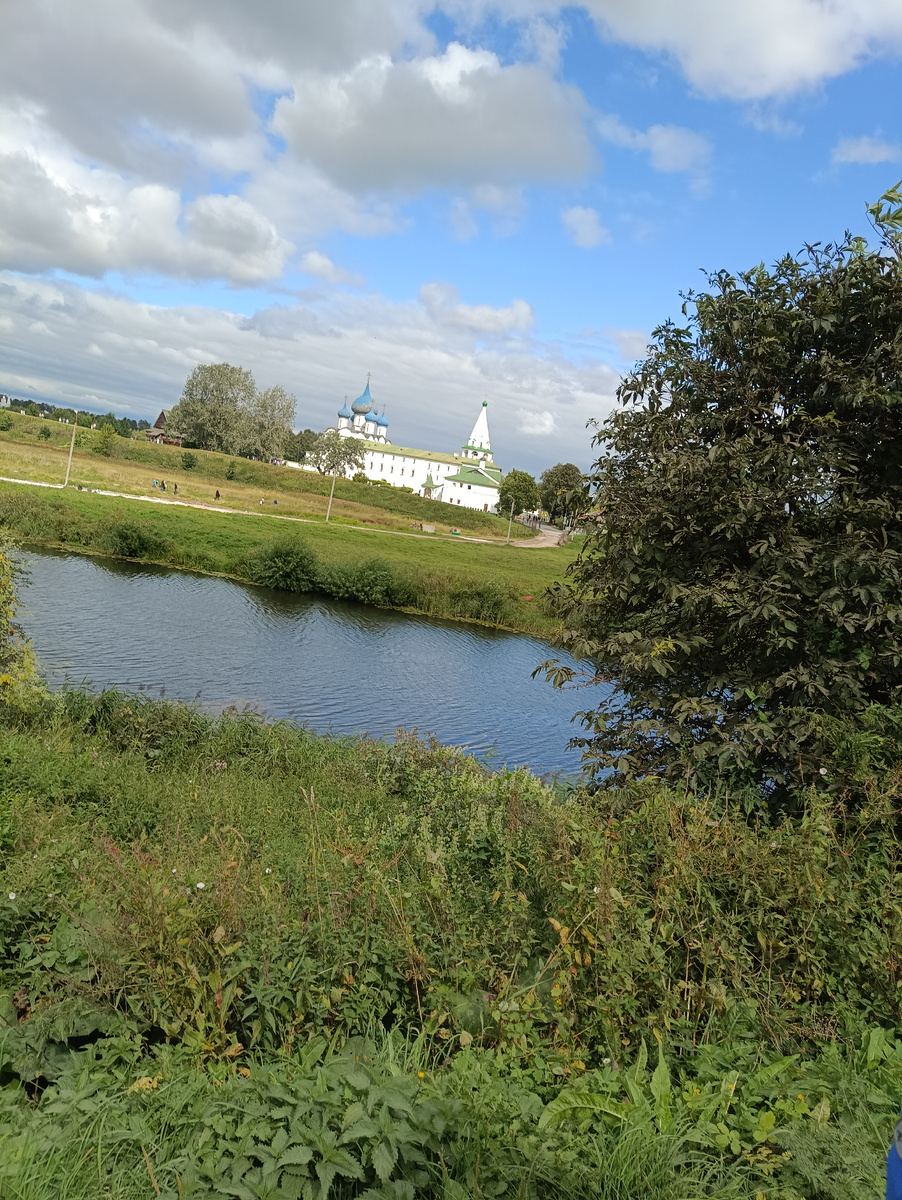 Река Каменка вид на Суздальский Кремль
