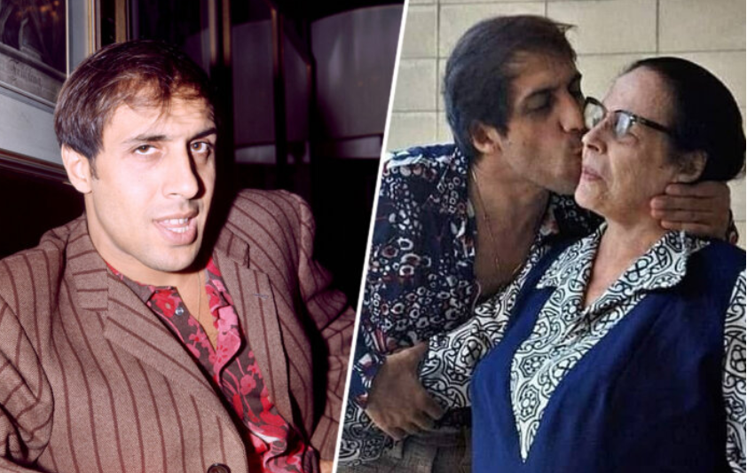 Челентано с мамой 