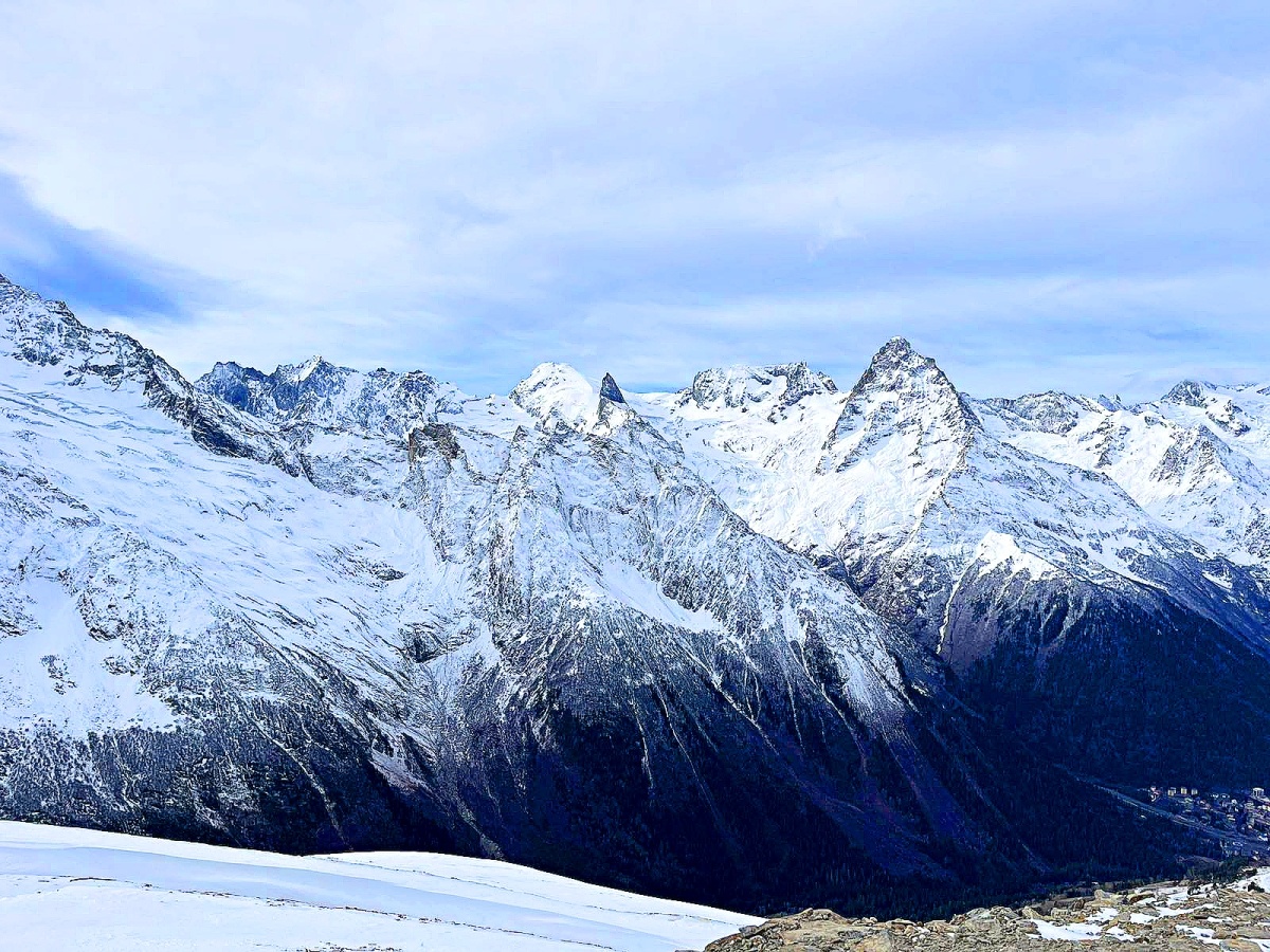 Домбай, ноябрь