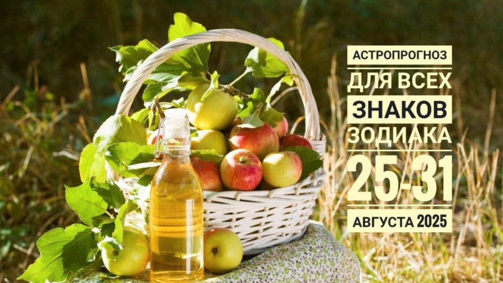 Гороскоп на неделю для всех знаков зодиака 25-31 августа 2025