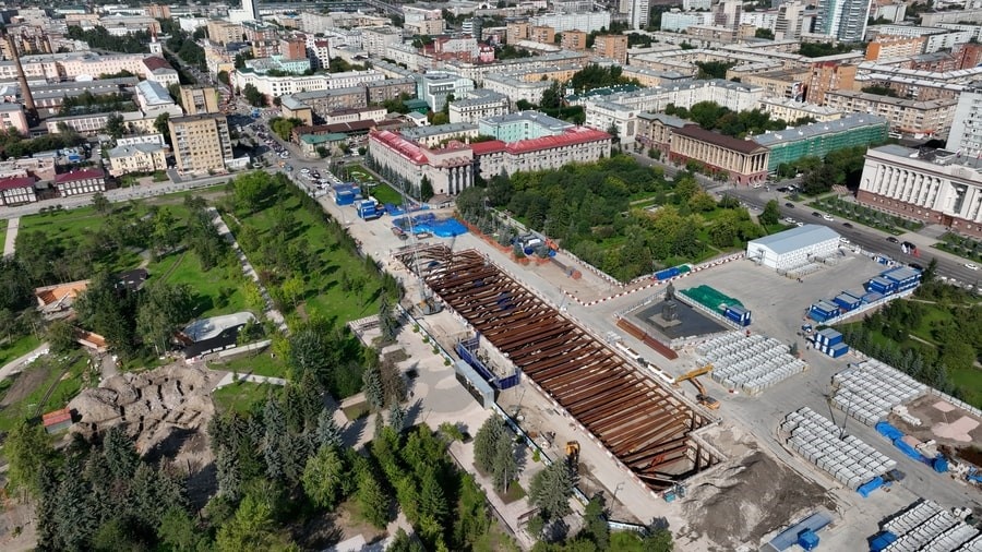 Площадь Революции сегодня
Источник: АО «Бамтоннельстрой-Мост»