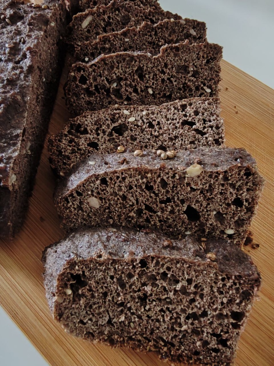 Льняной хлеб. Фото автора.