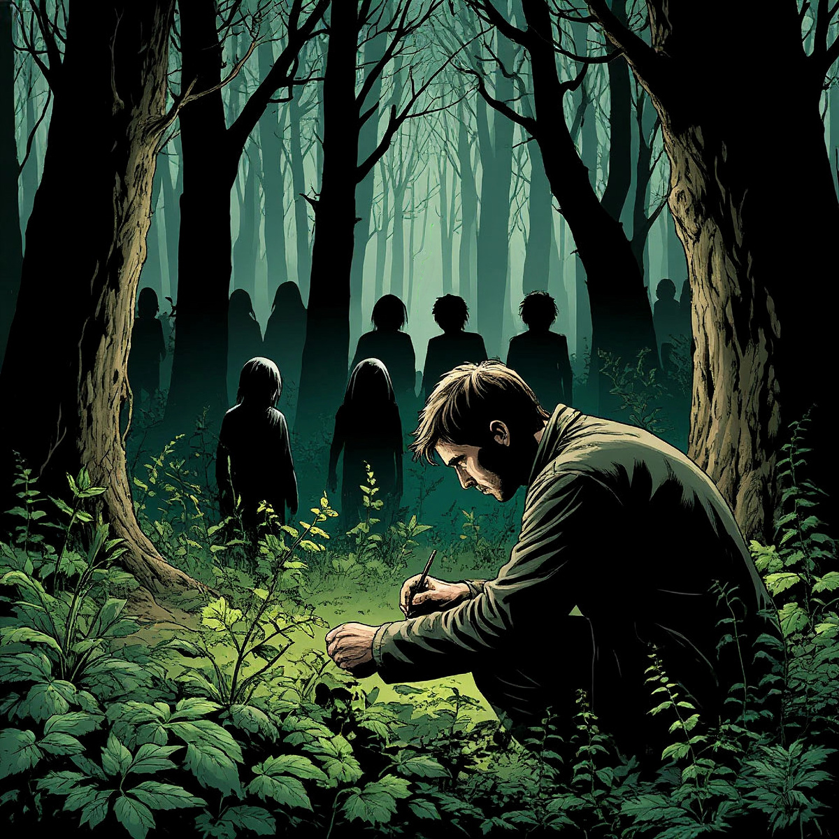 Я только закончил собирать образцы, как заметил, что дневной свет быстро угасает.