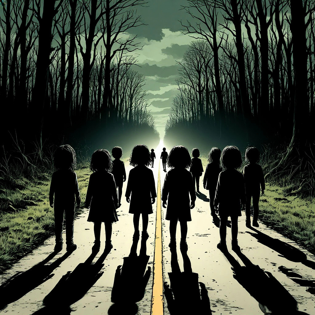 Дети не пошли за мной или, возможно, не смогли...