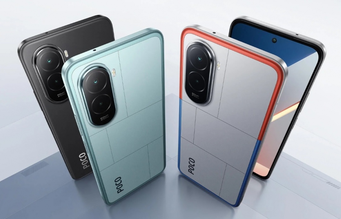 Три расцветки недорогого смартфона Xiaomi POCO M7