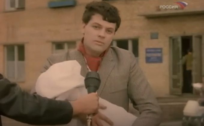 Александр Ширвиндт в 1986 году в киножурнале «Фитиль» / Советское телевидение