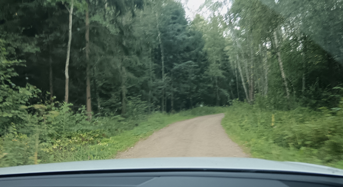 Чем ближе к деревне, тем красивее дорога